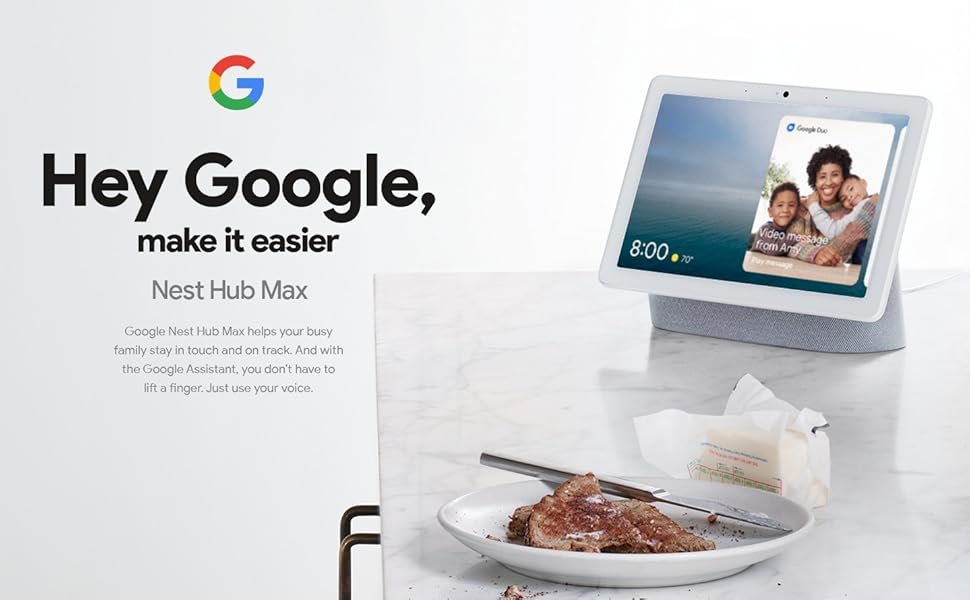 Google Nest Hub Max (Charcoal) - AU/NZ Model: Portable Bluetooth Speakers: Amazon.com.au